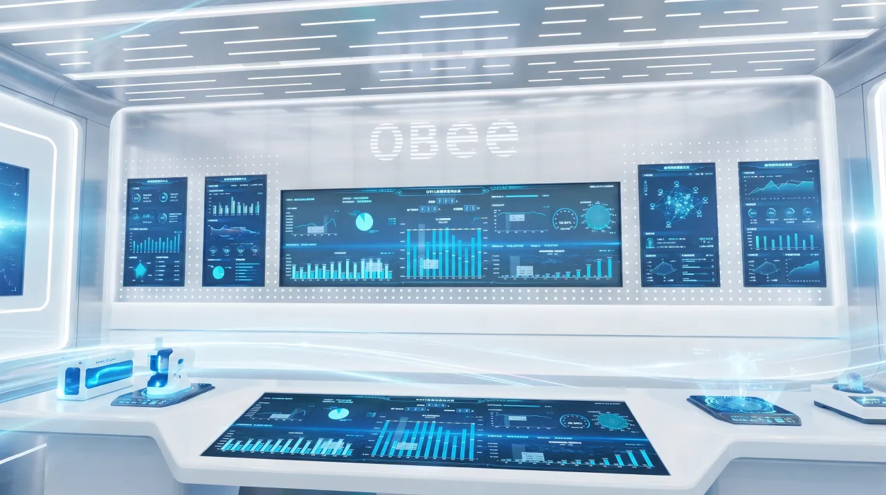 Smart factory interior