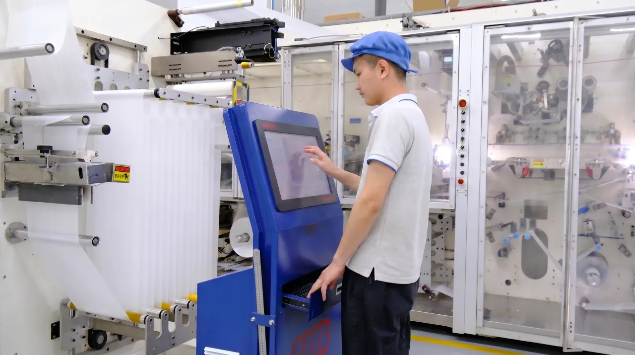 AI-powered high-speed camera inspection for real-time defect detection in hygiene products